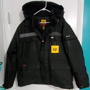 cat men's heavy insulated parka